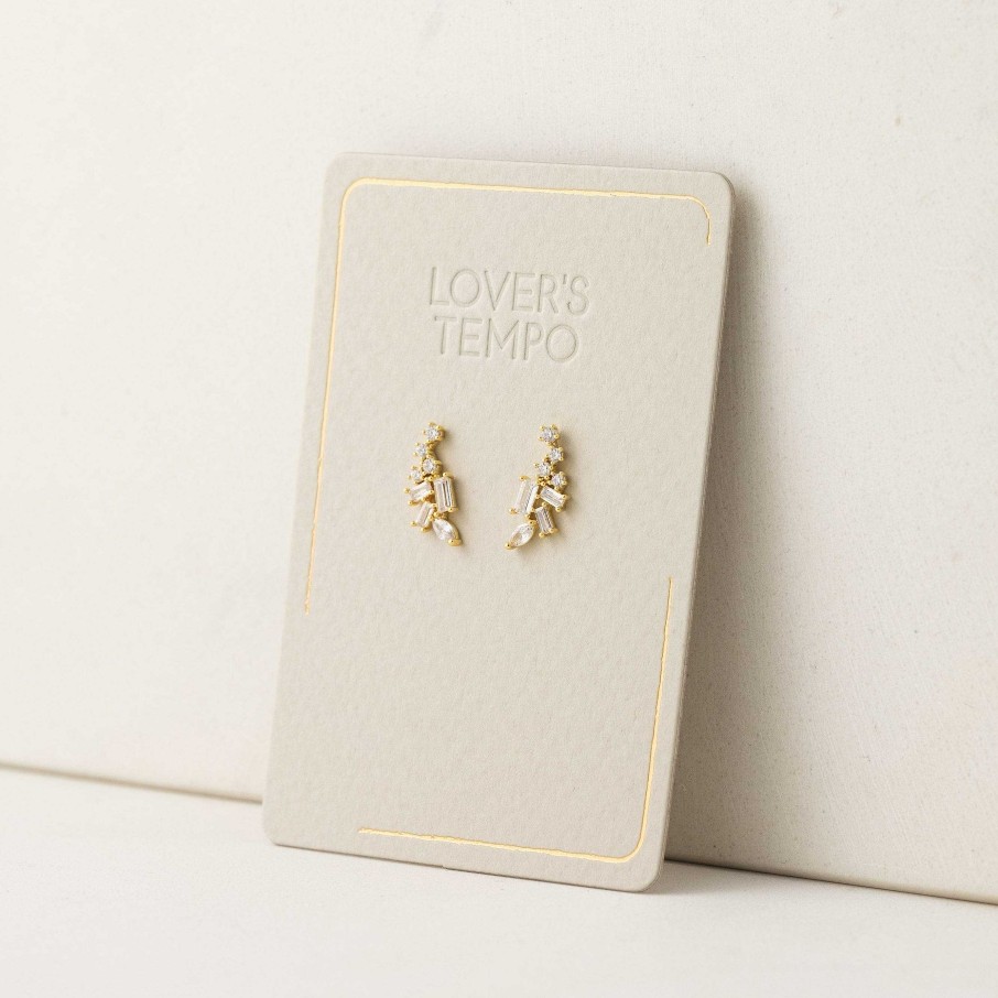 Earrings Lover's Tempo | Rowan Climber Earrings Gold