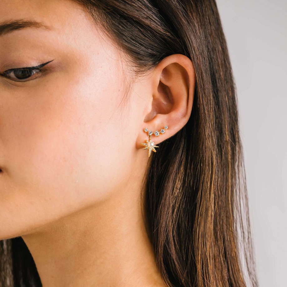 Ear Climbers Lover's Tempo | Alaia Climber Earrings Gold