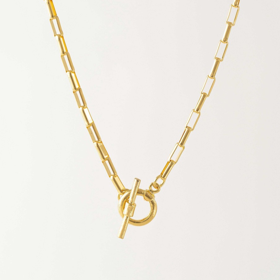 Necklaces Lover's Tempo | Staple Chain Toggle Necklace