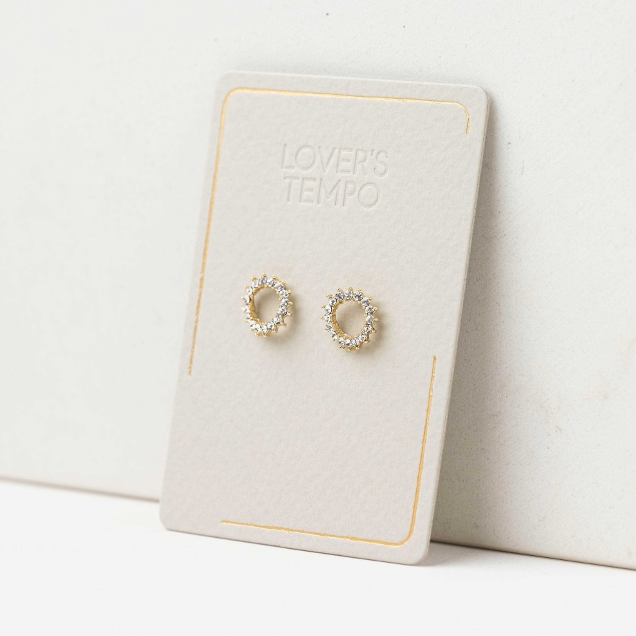 Studs Lover's Tempo | Halo Stud Earrings