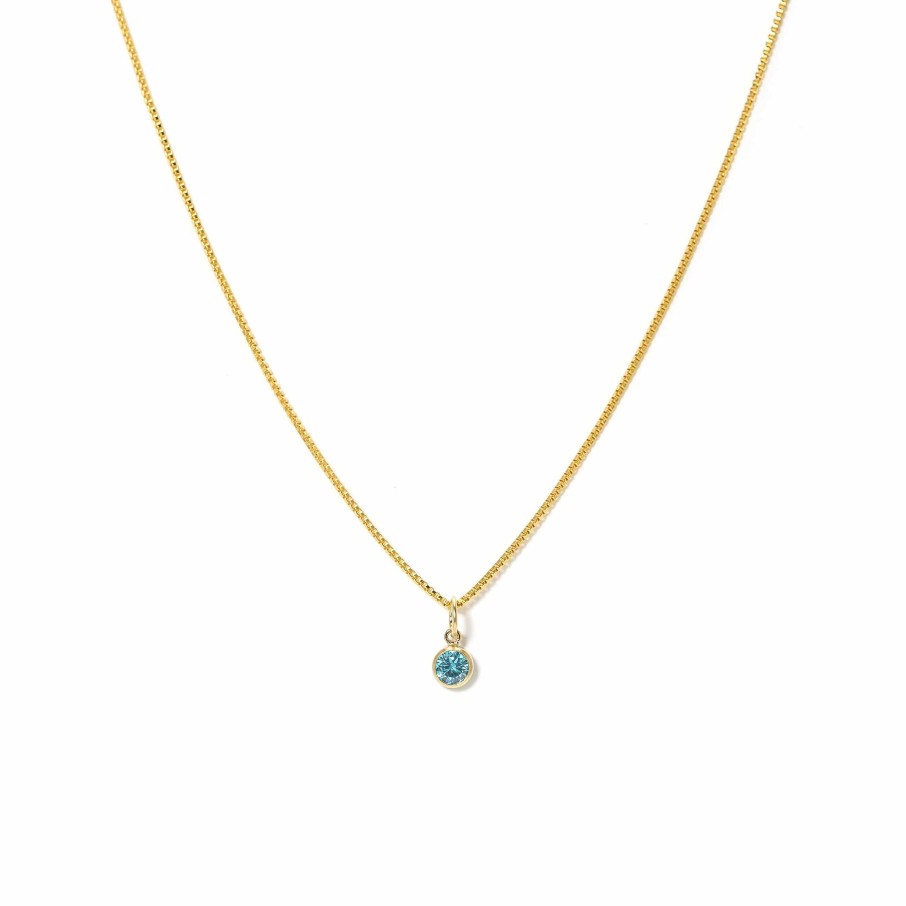 Necklaces Lover's Tempo | December Birthstone Gold-Filled Necklace