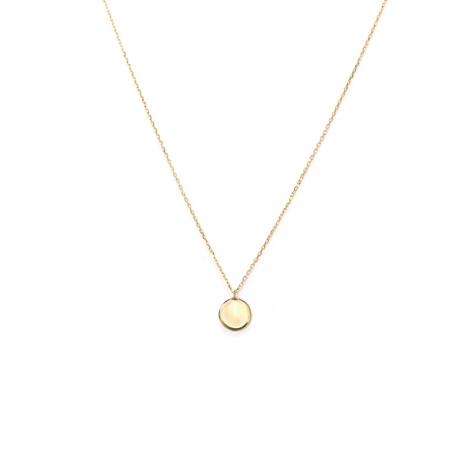 Necklaces Lover's Tempo | Gold Disc Necklace