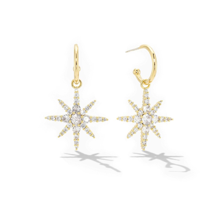 Earrings Lover's Tempo | Etoile Star Hoop Earrings