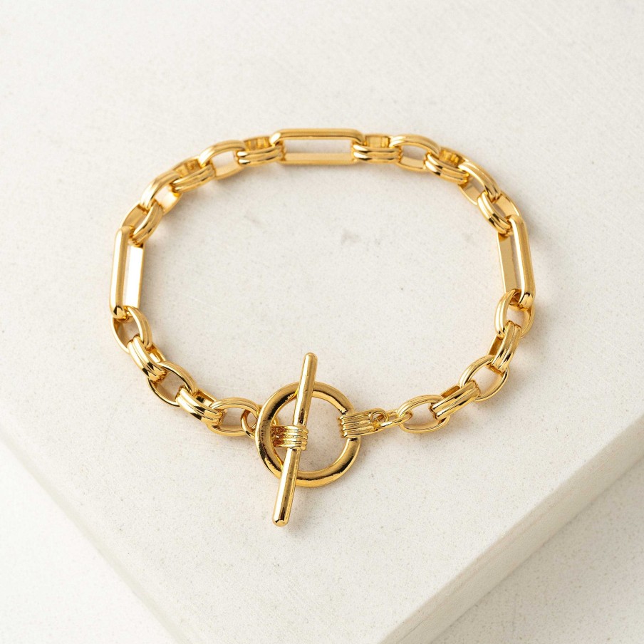 Bracelets Lover's Tempo | 7" Mixed Link Toggle Bracelet