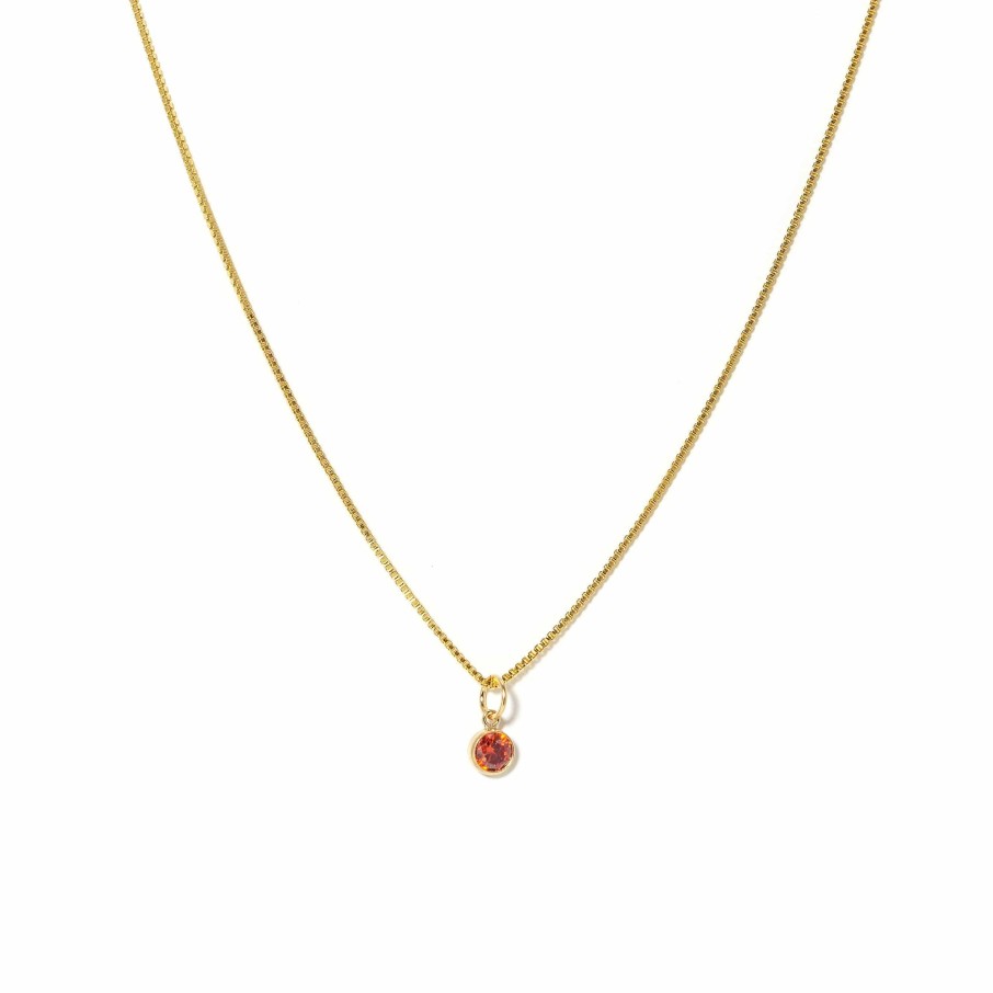 Necklaces Lover's Tempo | January Birthstone Gold-Filled Necklace