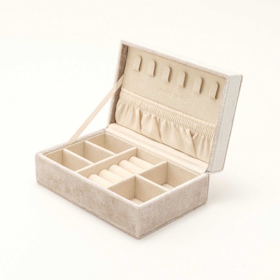 Jewelry Storage Lover's Tempo | 6" Bijoux Creme Jewelry Box