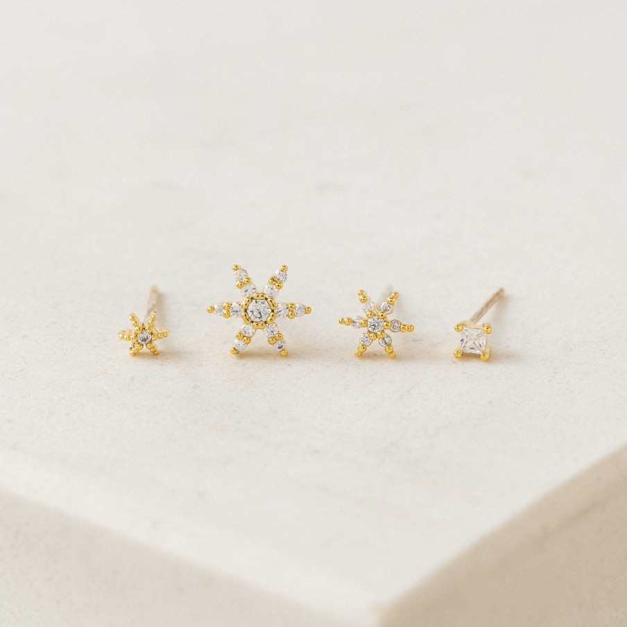 Earrings Lover's Tempo | Etoile Ear Stack Earrings Gold