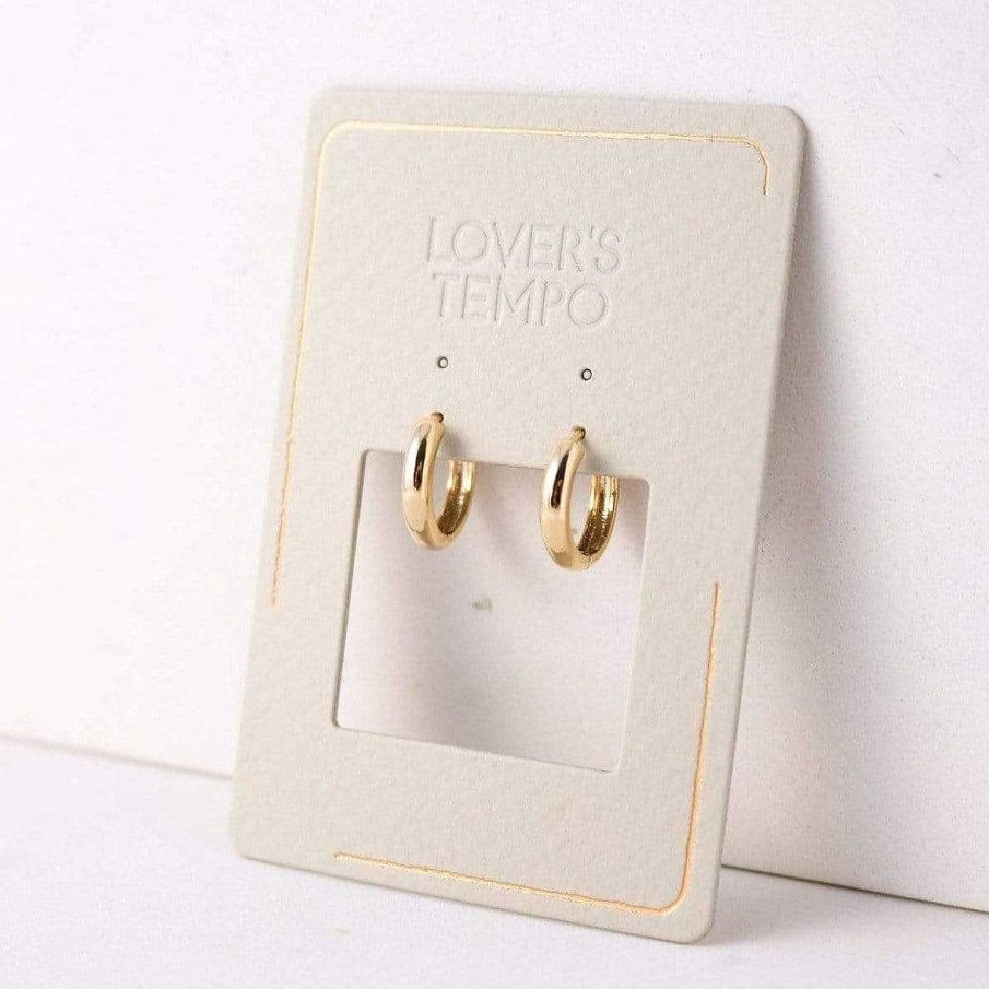 Hoop Charms Lover's Tempo | Bea 15Mm Hoop Earrings Gold