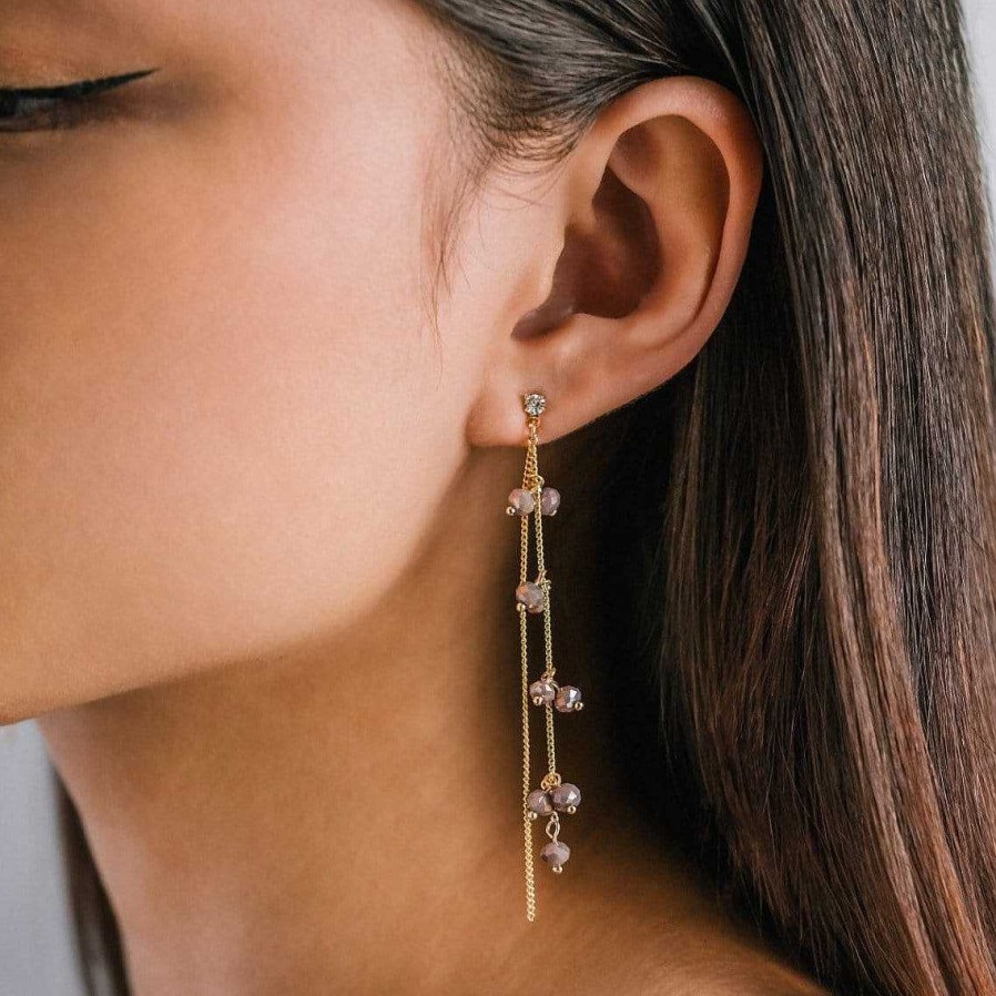 Earrings Lover's Tempo | Dot Crystal Earrings