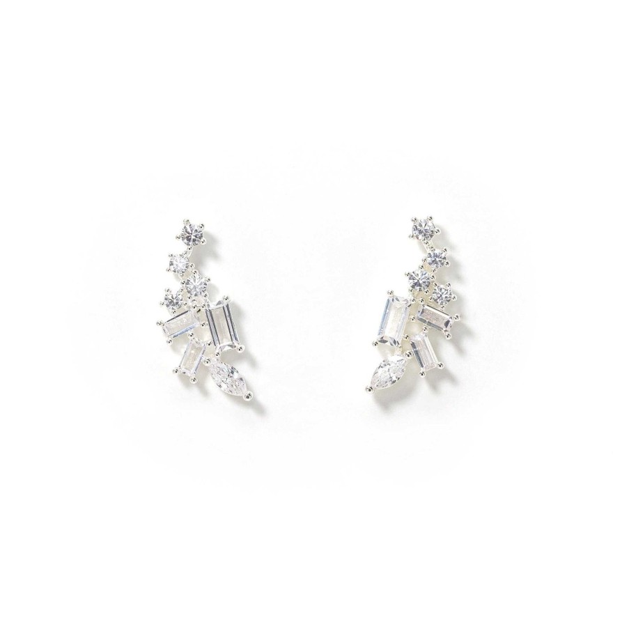 Studs Lover's Tempo | Rowan Climber Earrings Silver