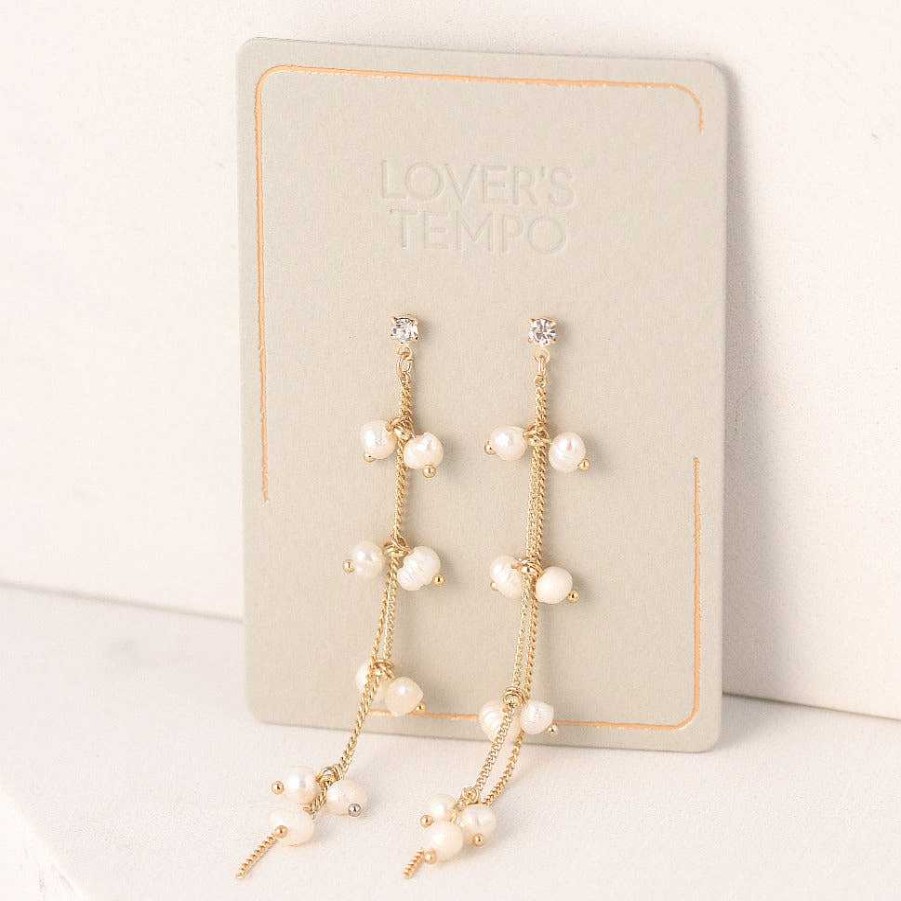 Earrings Lover's Tempo | Dot Earrings Pearl