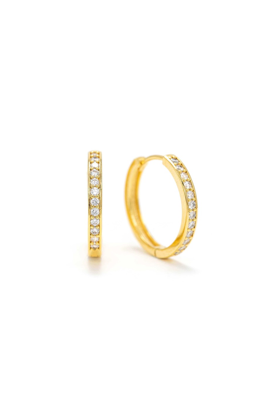 Hoop Charms Lover's Tempo | Desi 20Mm Hoop Earrings Gold