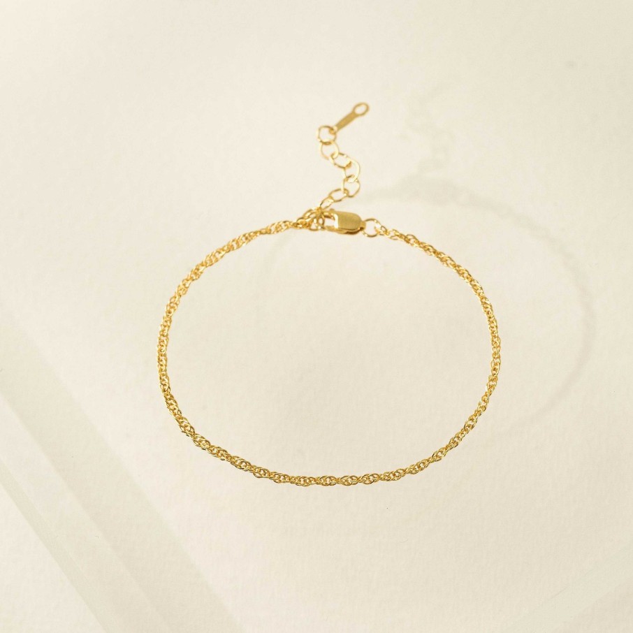 Bracelets Lover's Tempo | Singapore Chain Gold-Filled Bracelet