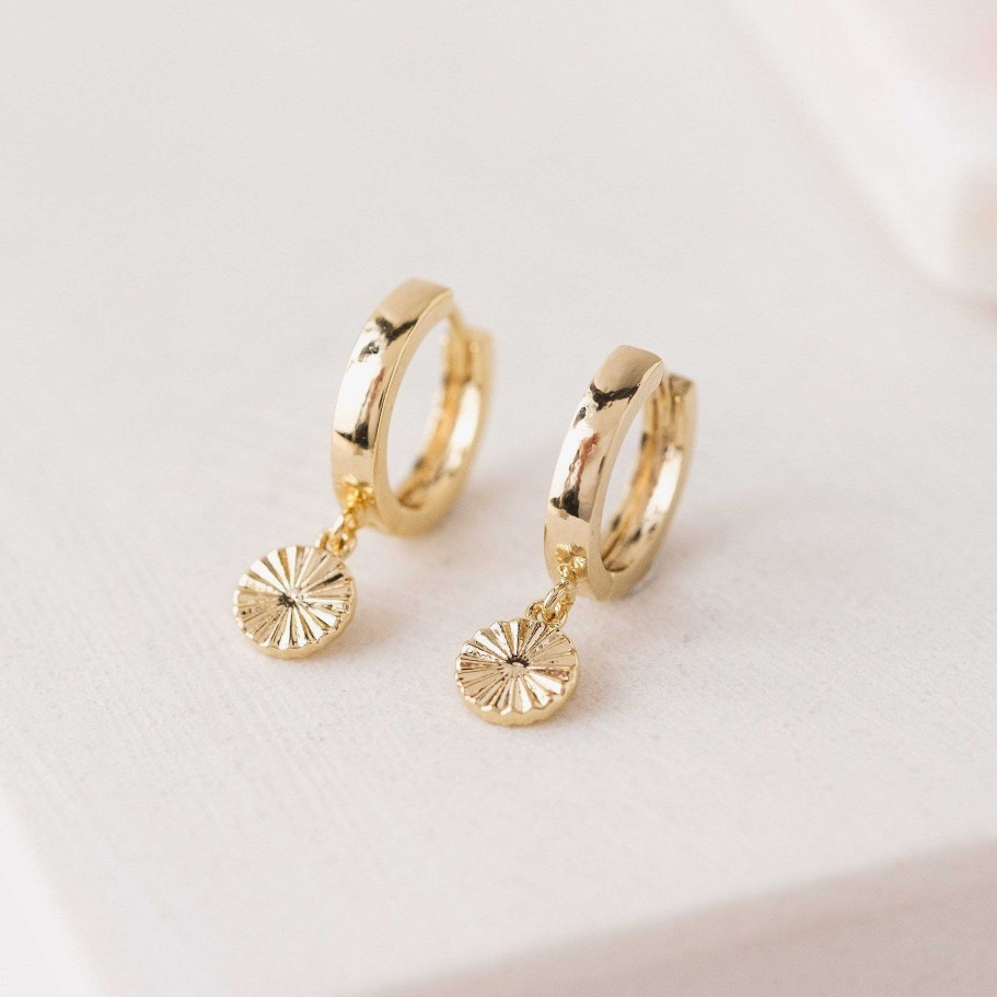 Earrings Lover's Tempo | Everly Circle Huggie Hoop Earrings